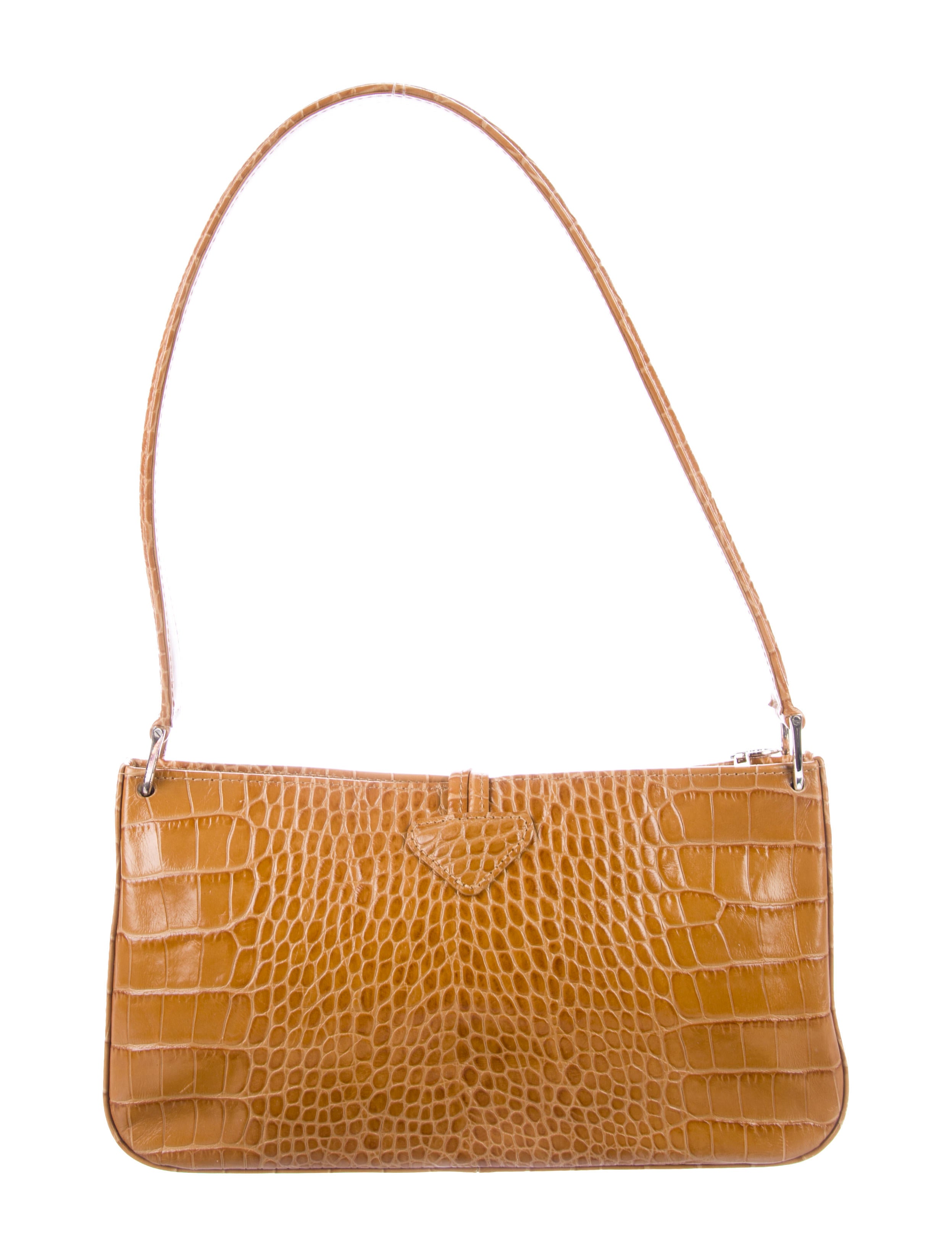 Longchamp Embossed Leather Shoulder Bag Handbags WL820802 The