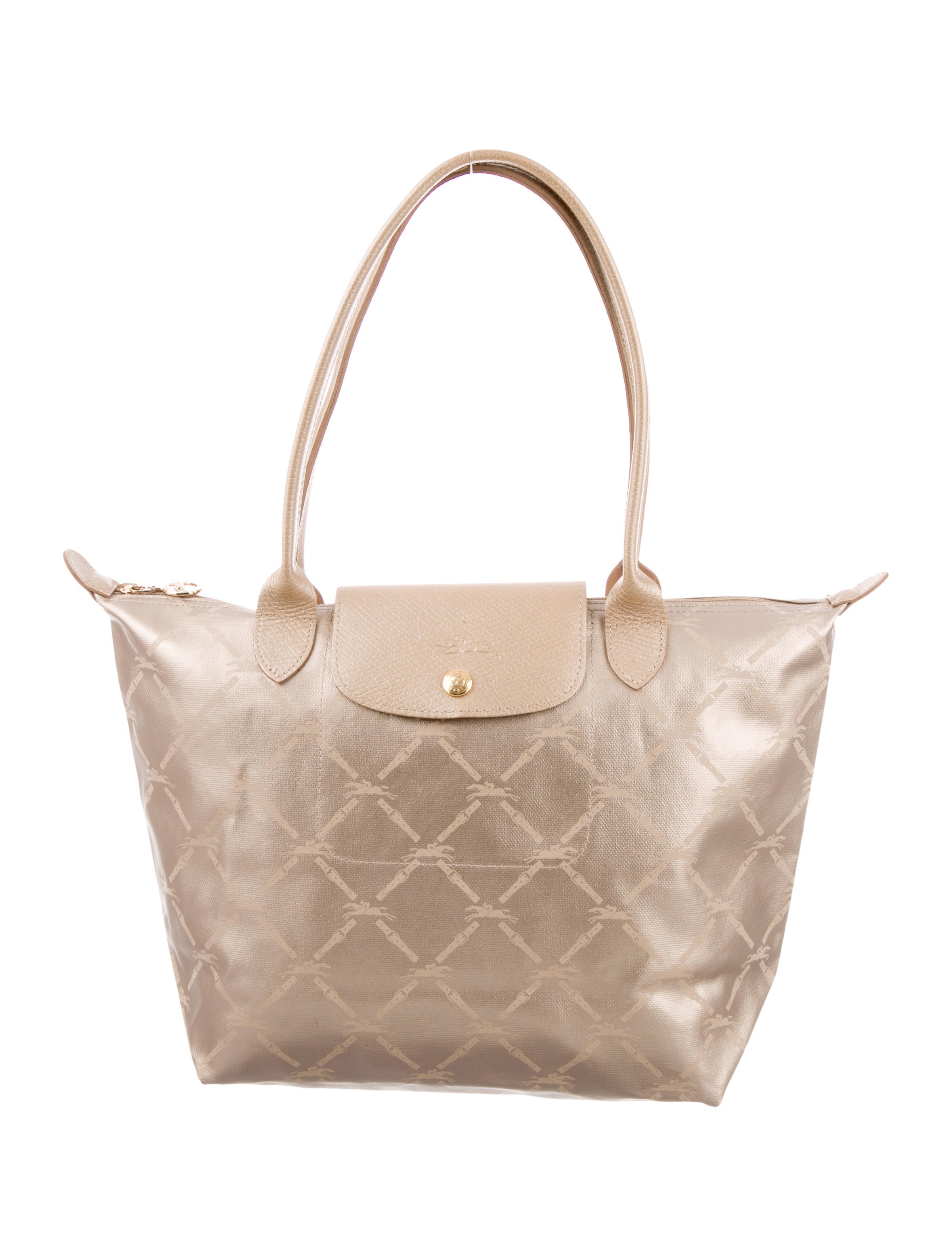 longchamp metallic tote