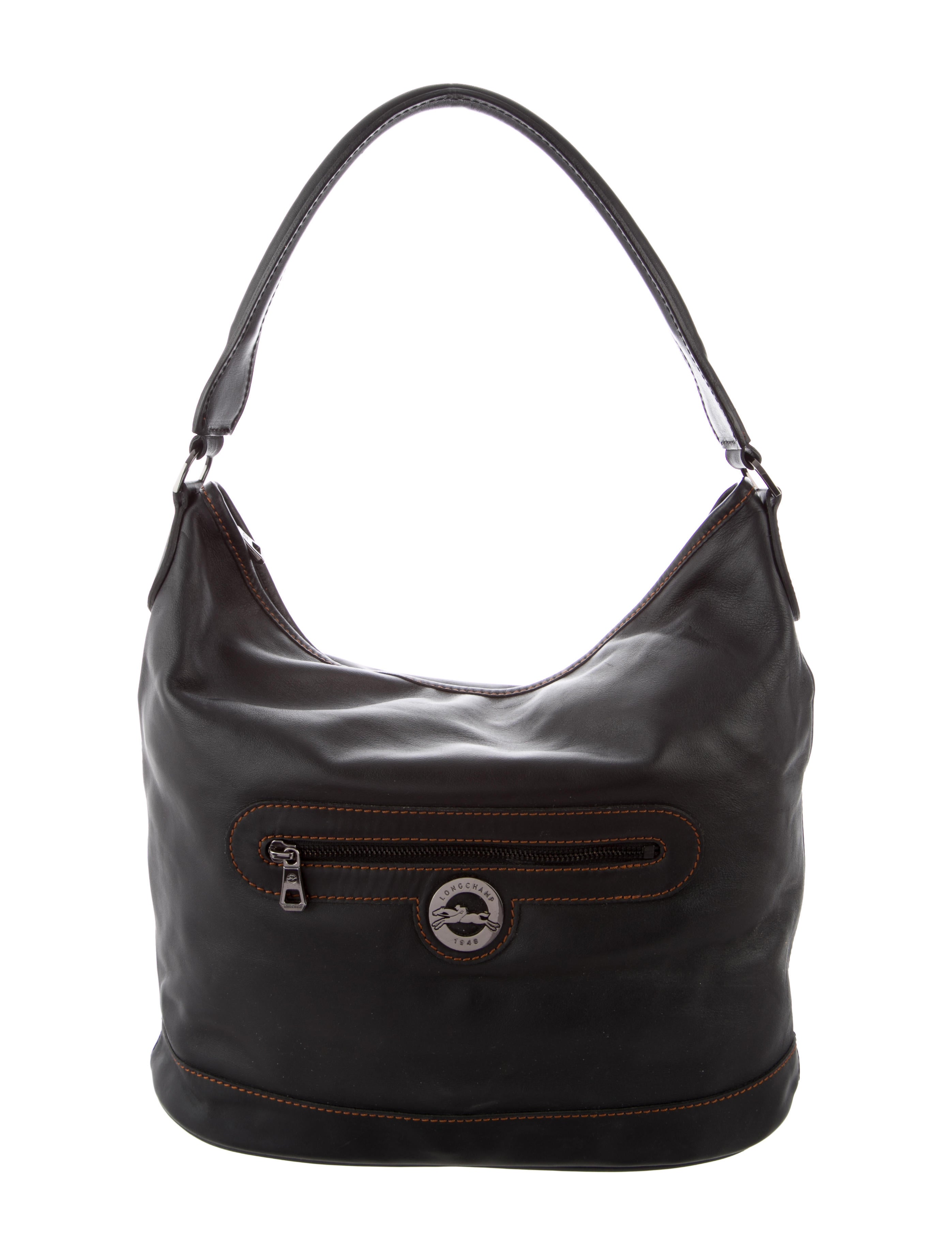 Longchamp Leather Hobo Bag Handbags WL831444 The RealReal