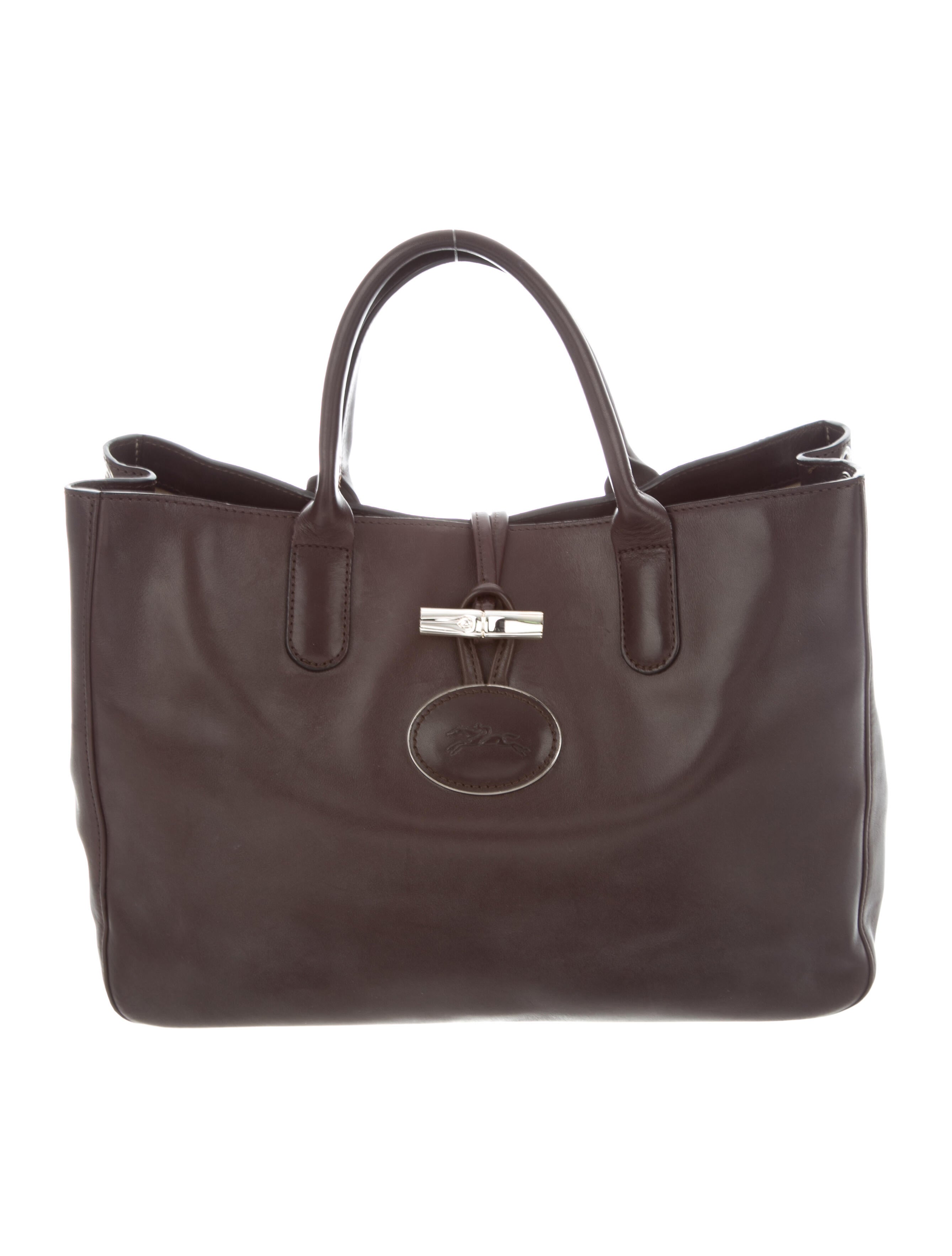 Longchamp Leather Roseau Satchel Handbags WL833306 The RealReal