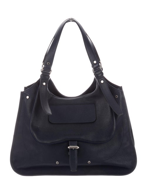Longchamp Leather Shoulder Bag Blue