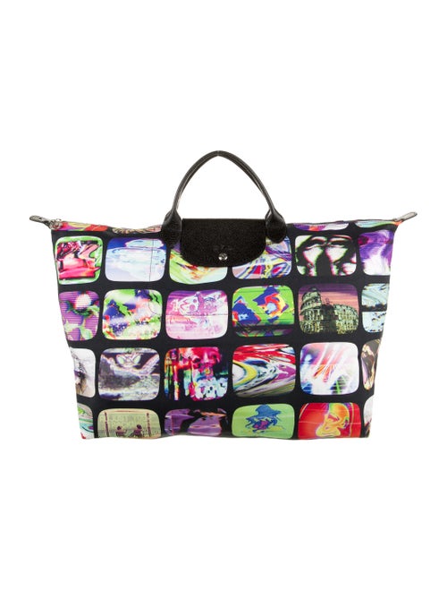 Longchamp x Jeremy Scott Le Pliage 'TV Screens' To
