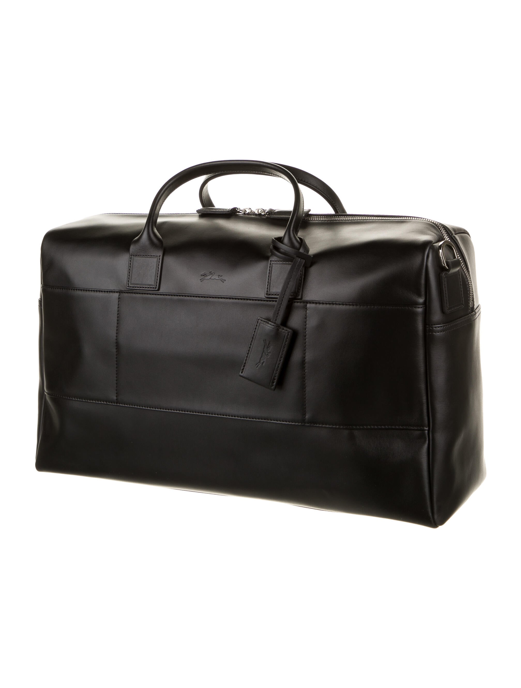 Longchamp Baxi Leather Weekender w/ Tags Black Weekenders, Bags