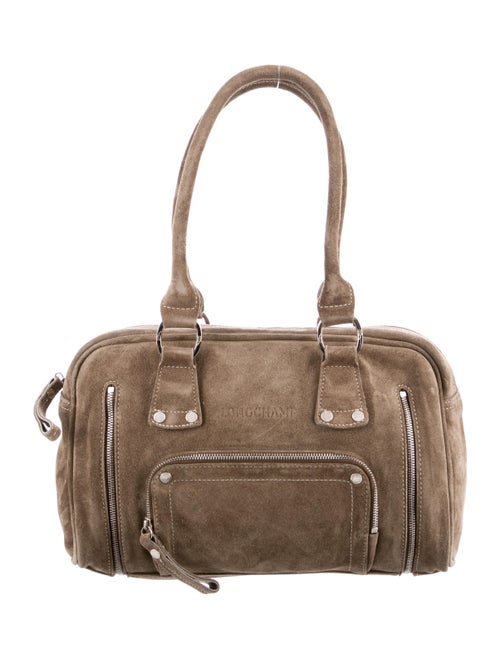 Longchamp Suede Handle Bag
