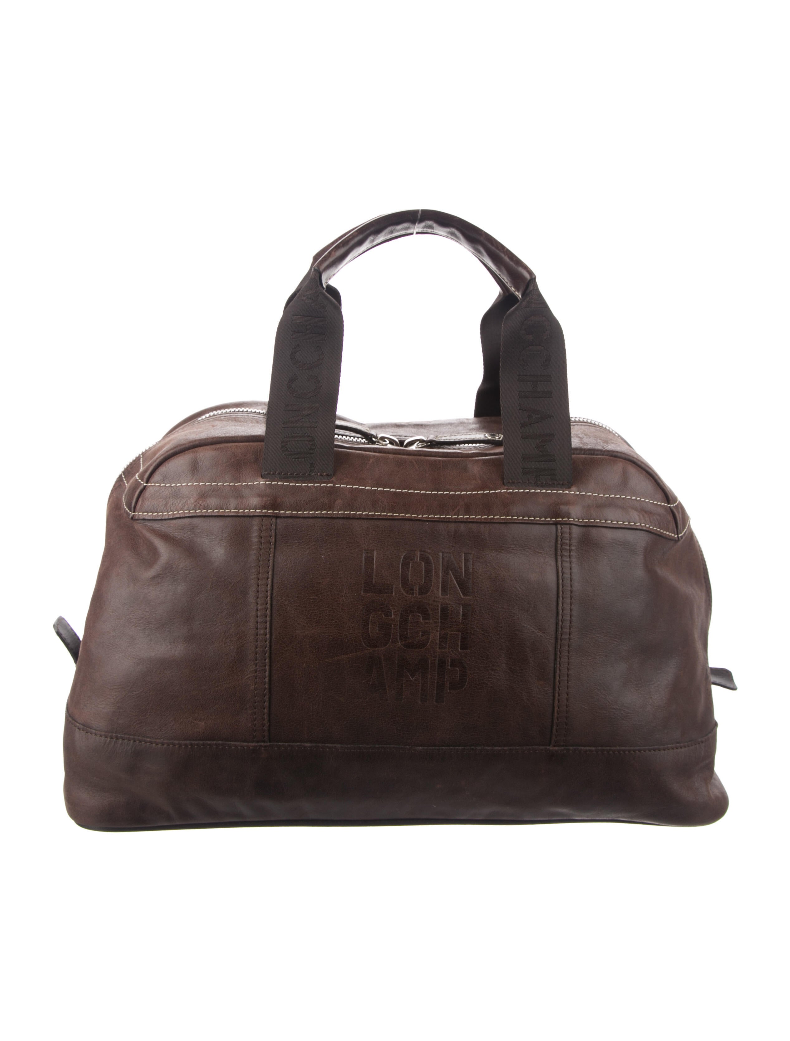 Longchamp Le Pliage Expandable Nylon Travel Bag Brown Luggage and