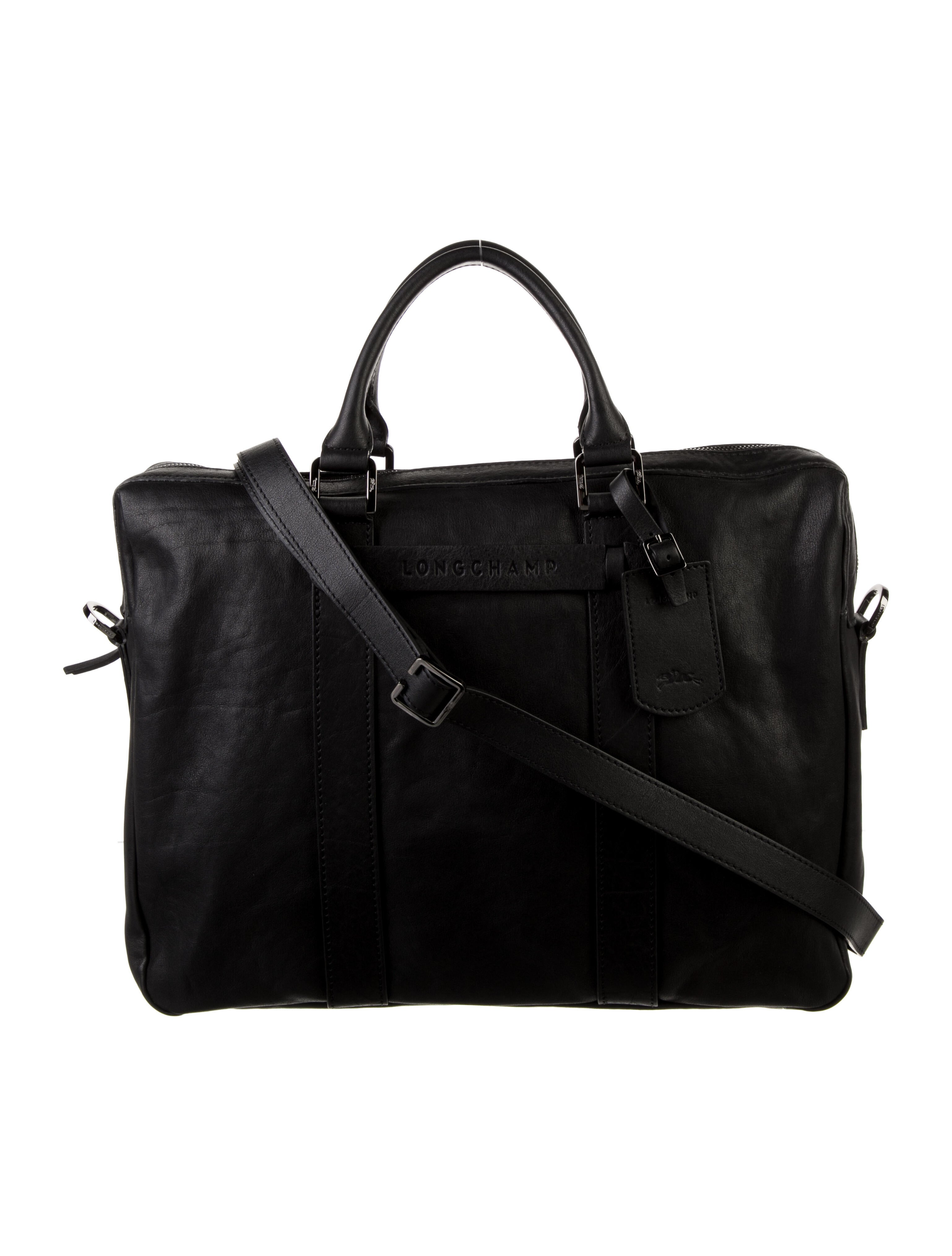 Gucci LeatherTrimmed Nylon Laptop Briefcase Black Briefcases, Bags