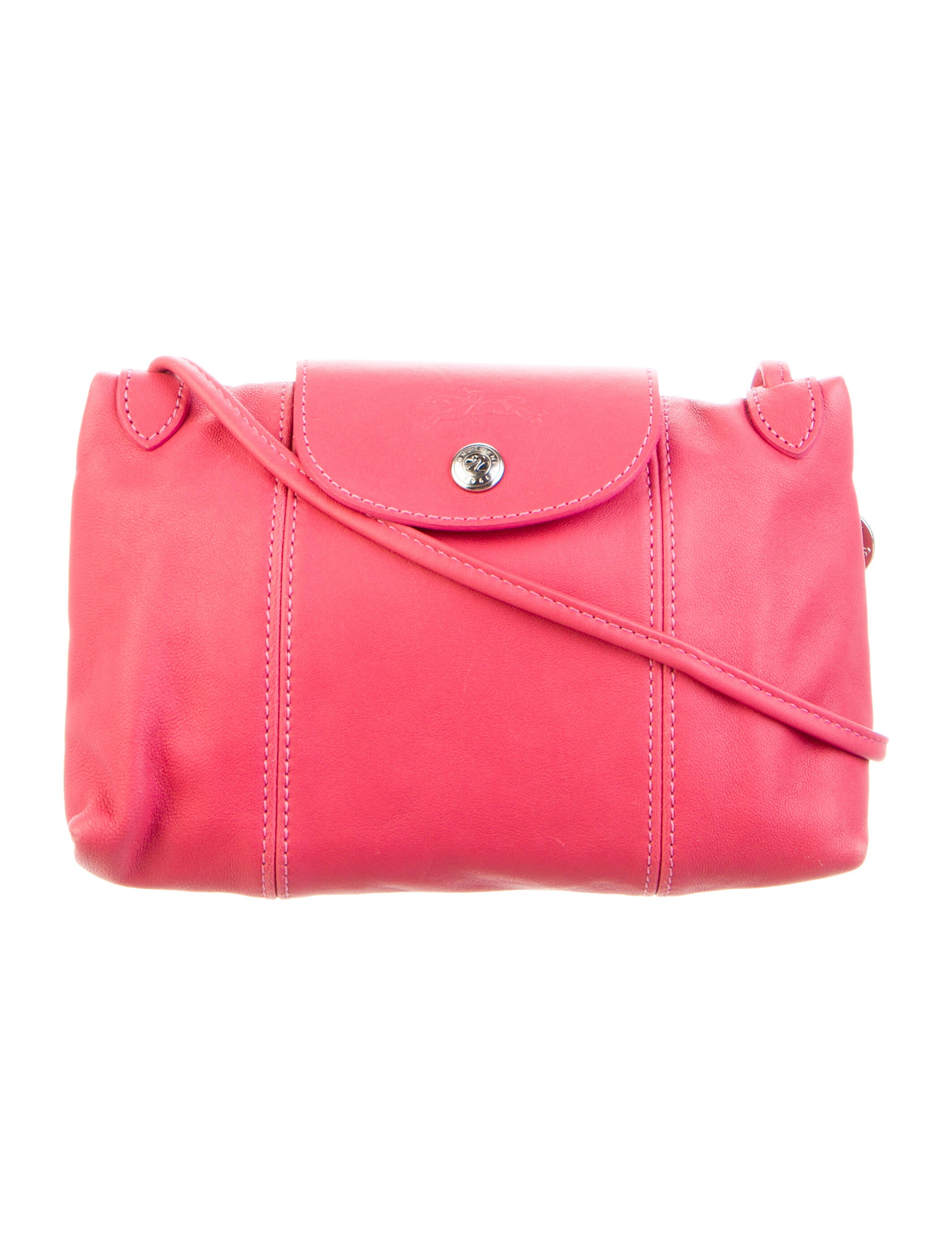 Longchamp Small Leather Crossbody Bag Blue Crossbody Bags, Handbags