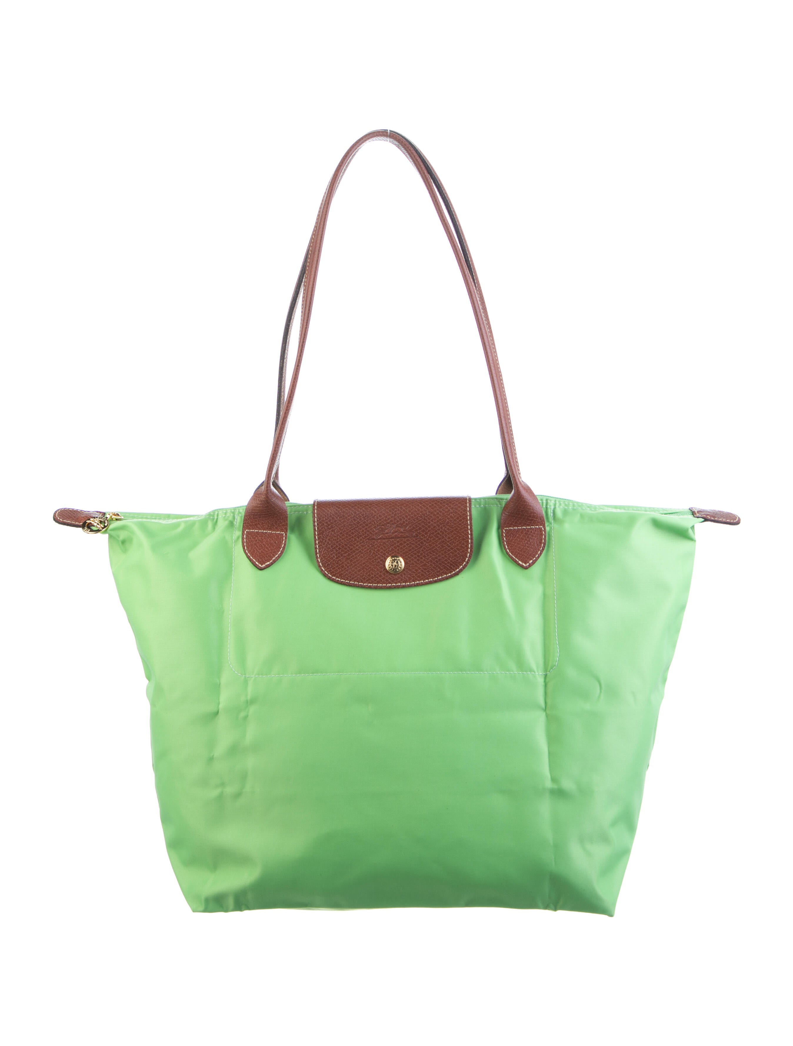 Longchamp VelvetTrimmed Shopper Tote Black Totes, Handbags