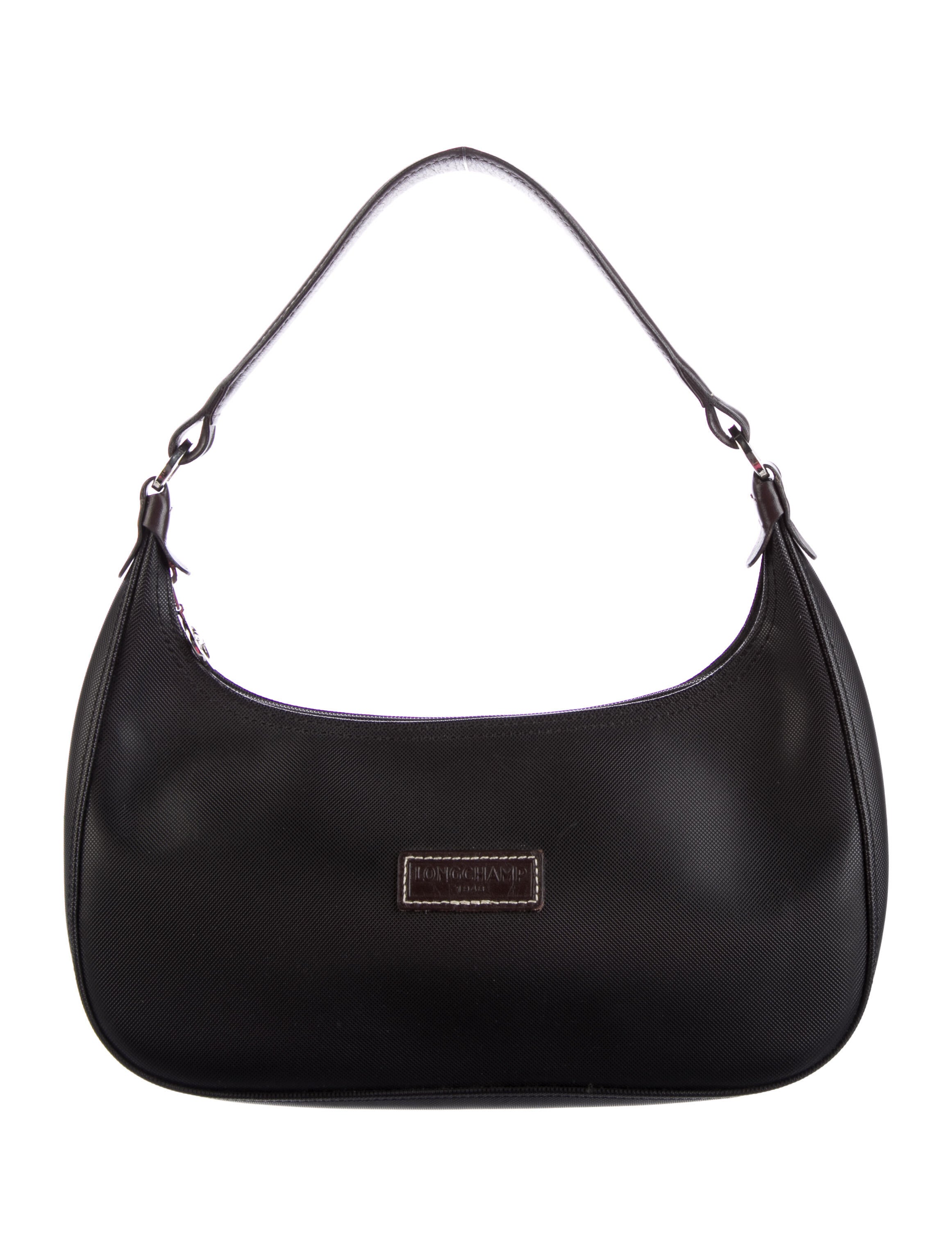 Longchamp Logo Shoulder Bag Black Shoulder Bags, Handbags WL833351