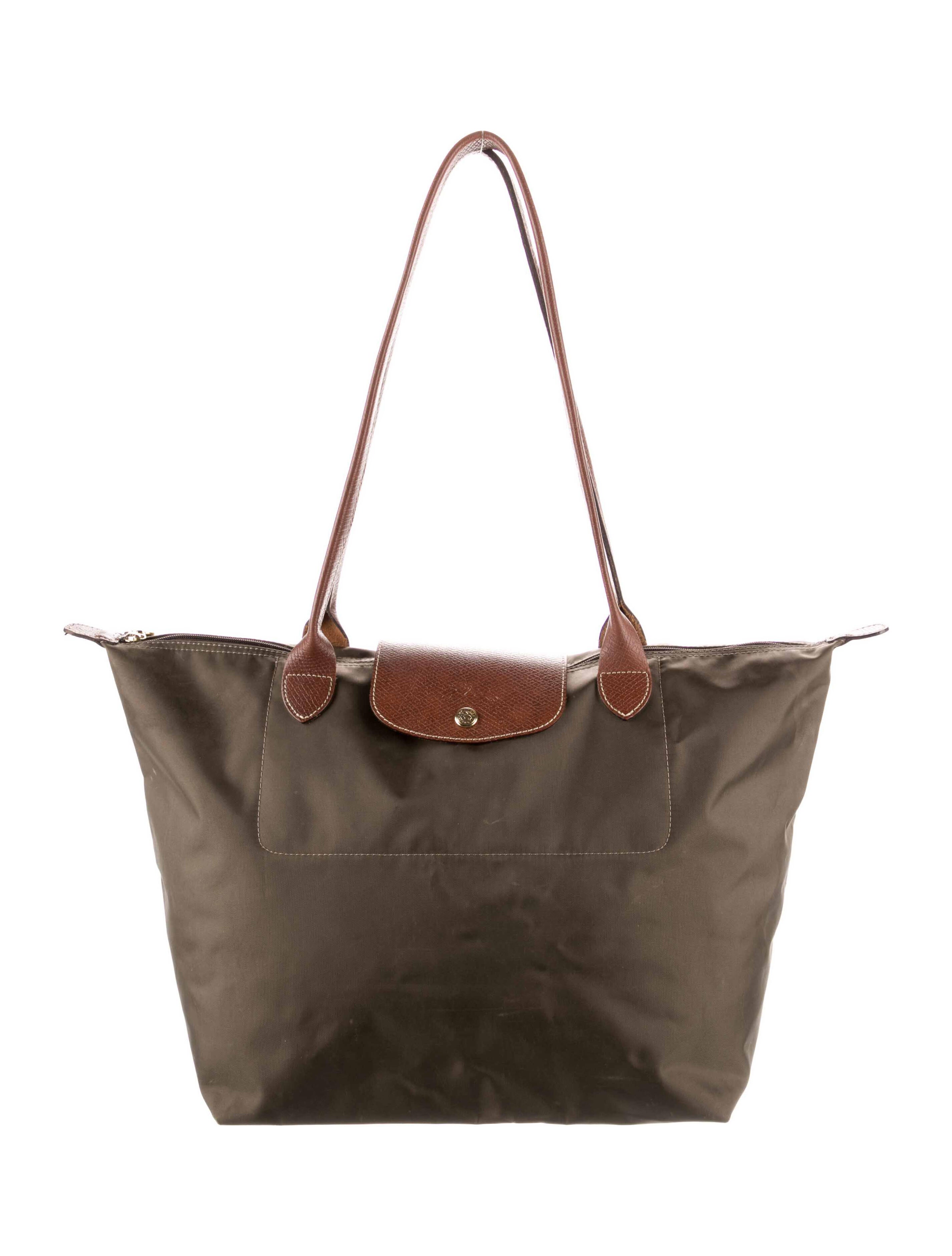 Longchamp Leather Roseau Tote Brown Totes, Handbags WL821472 The
