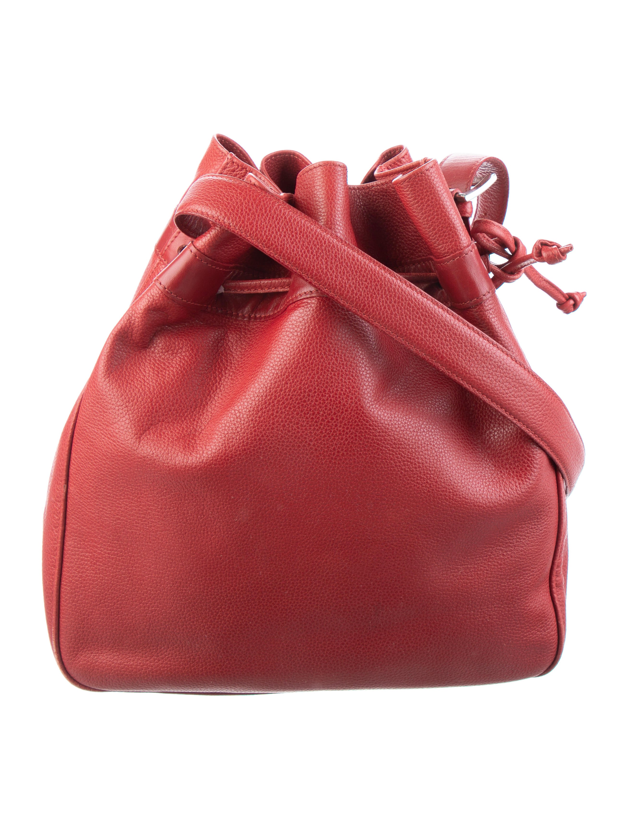 Longchamp Leather Shoulder Bag Red Shoulder Bags, Handbags WL861132