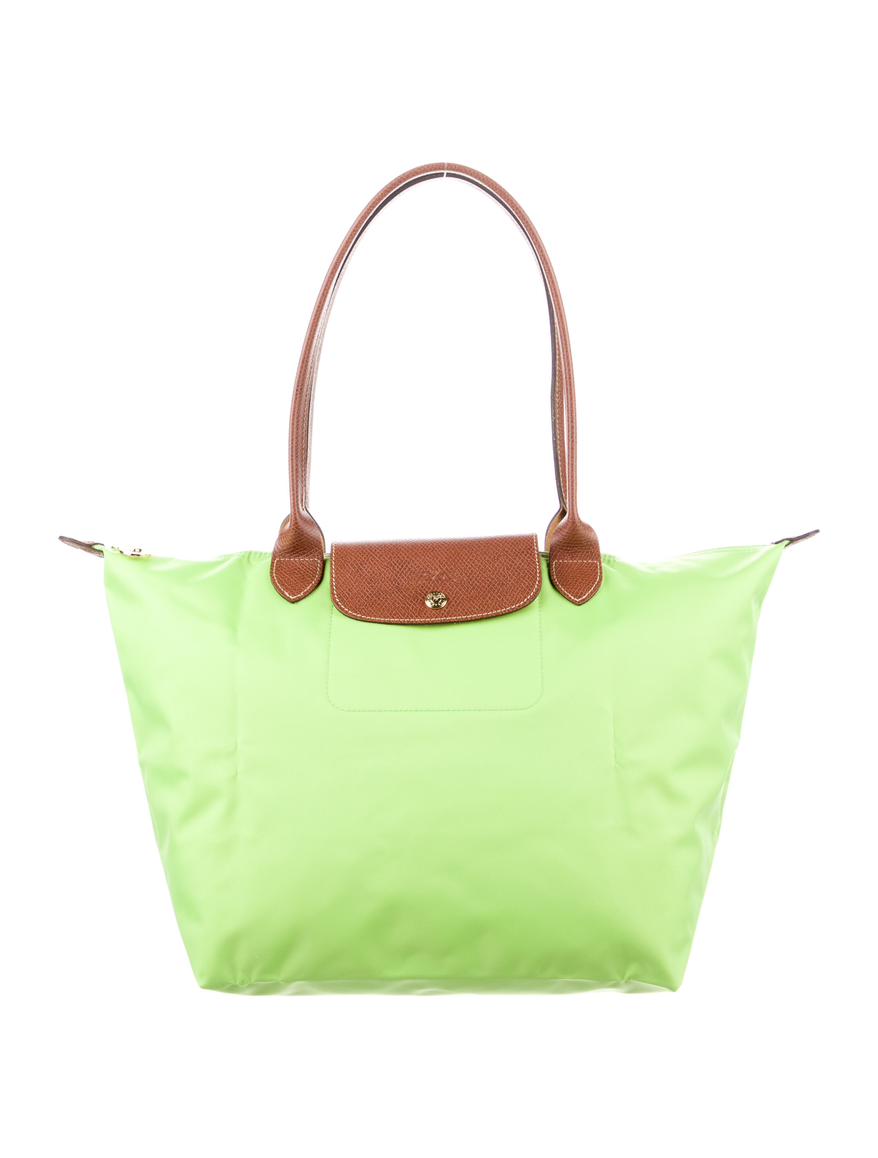 Longchamp Nylon Le Pliage Tote Bag Green Totes, Handbags WL861255
