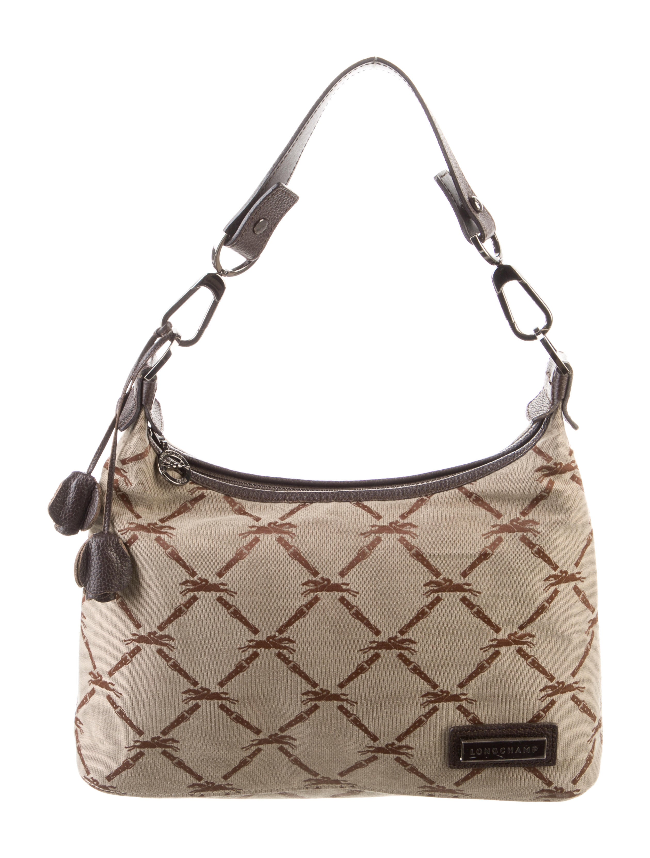 Longchamp Nylon Shoulder Bag Brown Shoulder Bags, Handbags WL861605