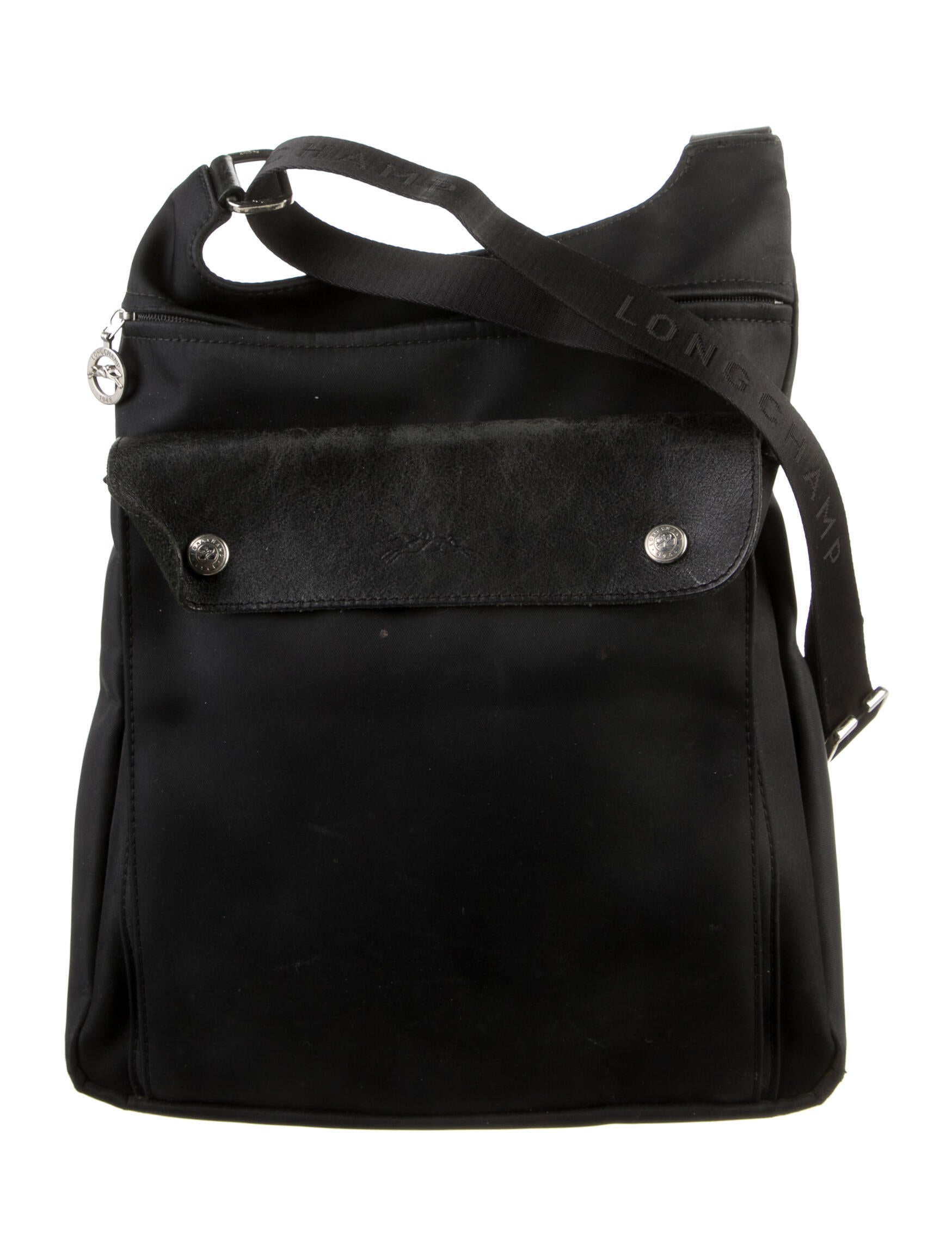 Longchamp Nylon Crossbody Bag Black Crossbody Bags, Handbags WL862133 The RealReal