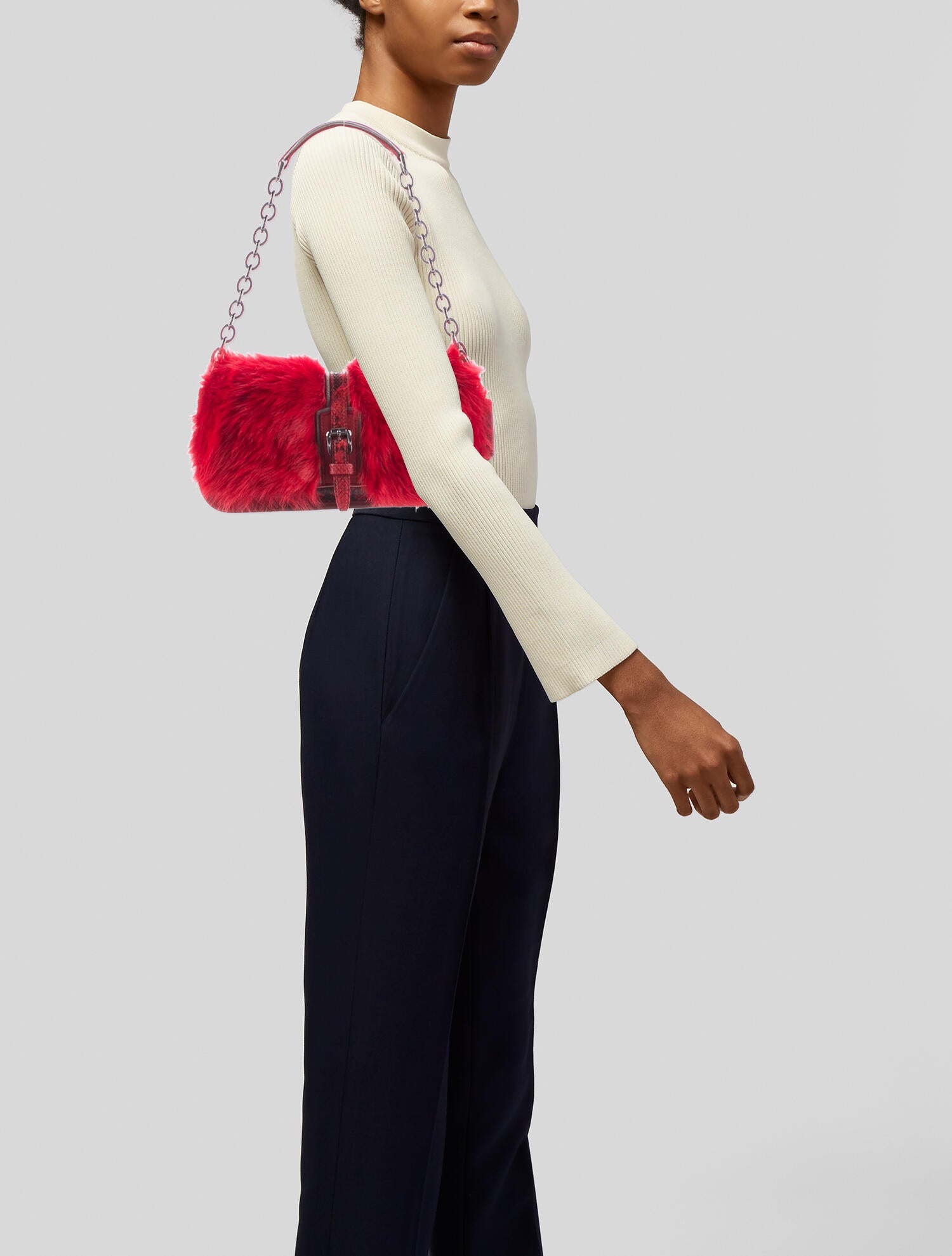 Longchamp Leather Shoulder Bag w/ Tags Red Shoulder Bags, Handbags