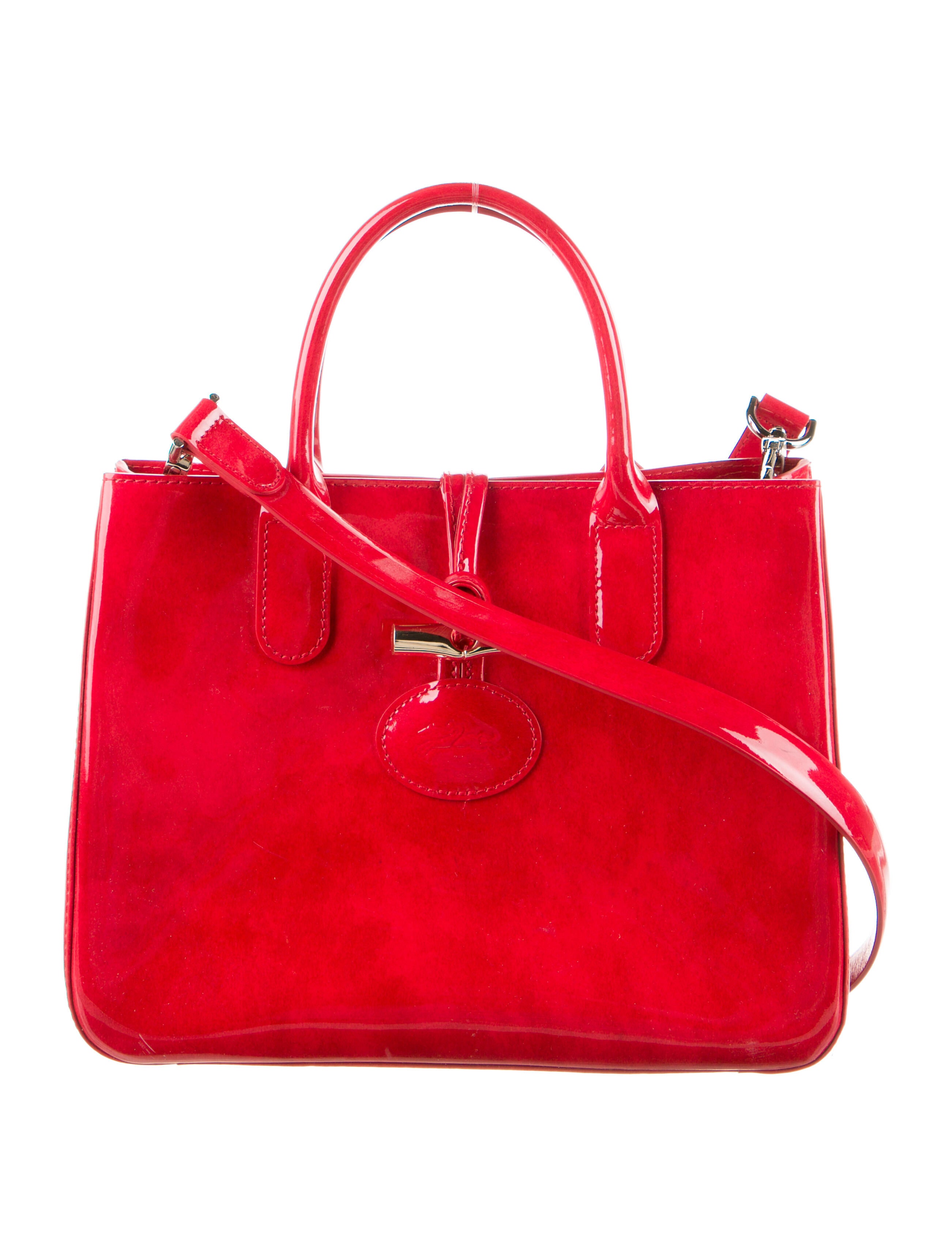 Longchamp Leather Shoulder Bag w/ Tags Red Shoulder Bags, Handbags