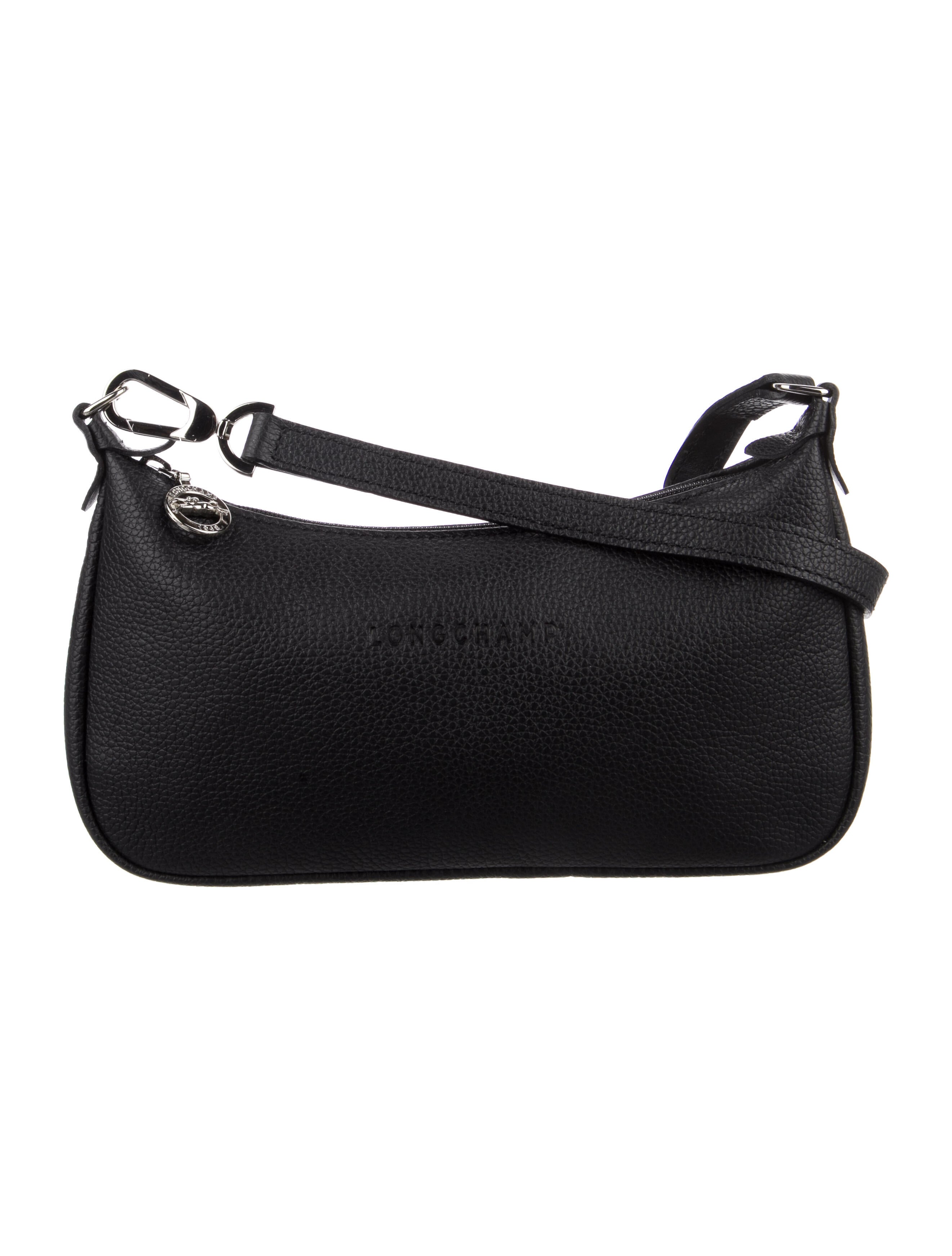 Longchamp Leather Small Shoulder Bag Black Shoulder Bags, Handbags