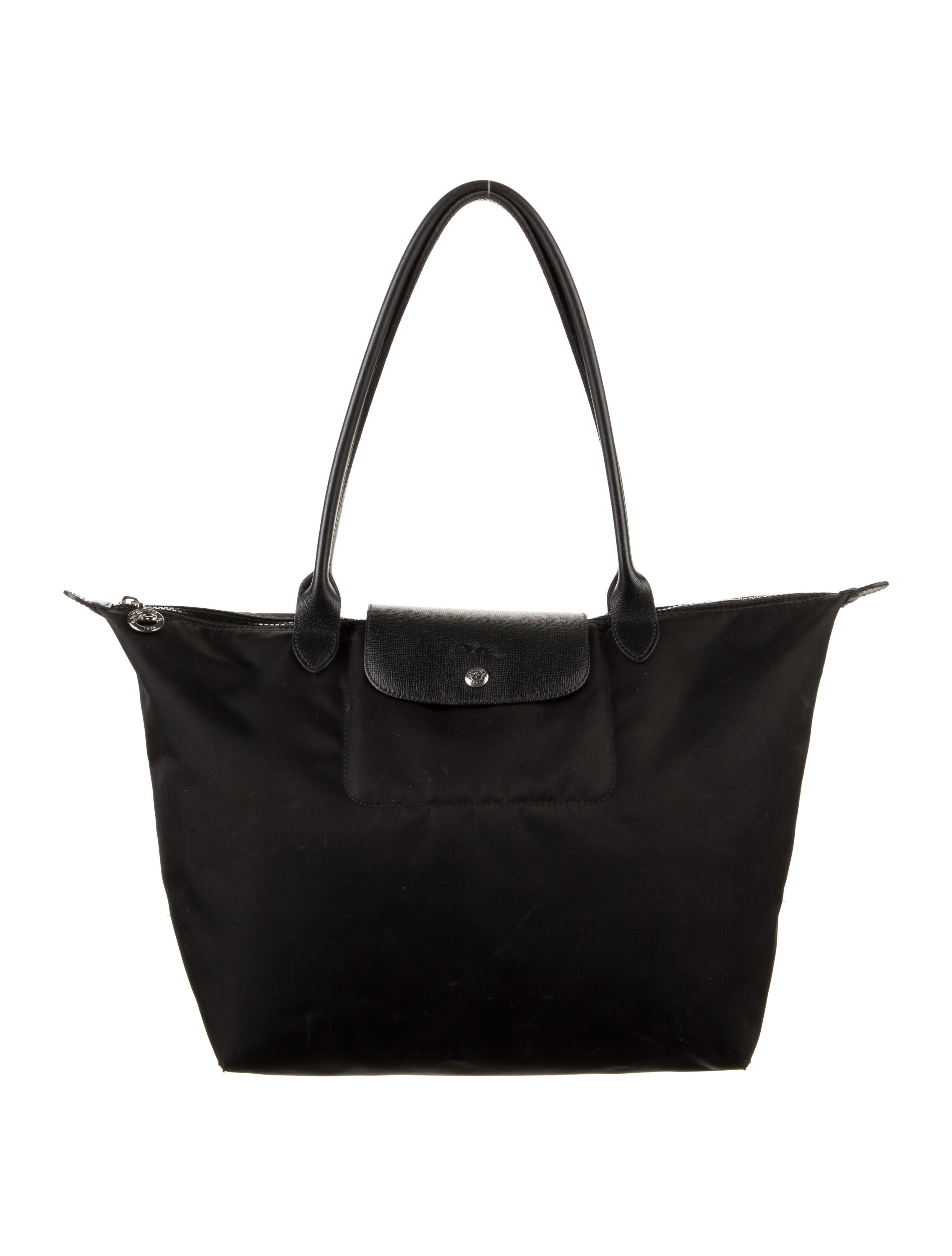 Longchamp Nylon Le Pliage Tote Bag Black Totes, Handbags WL863831