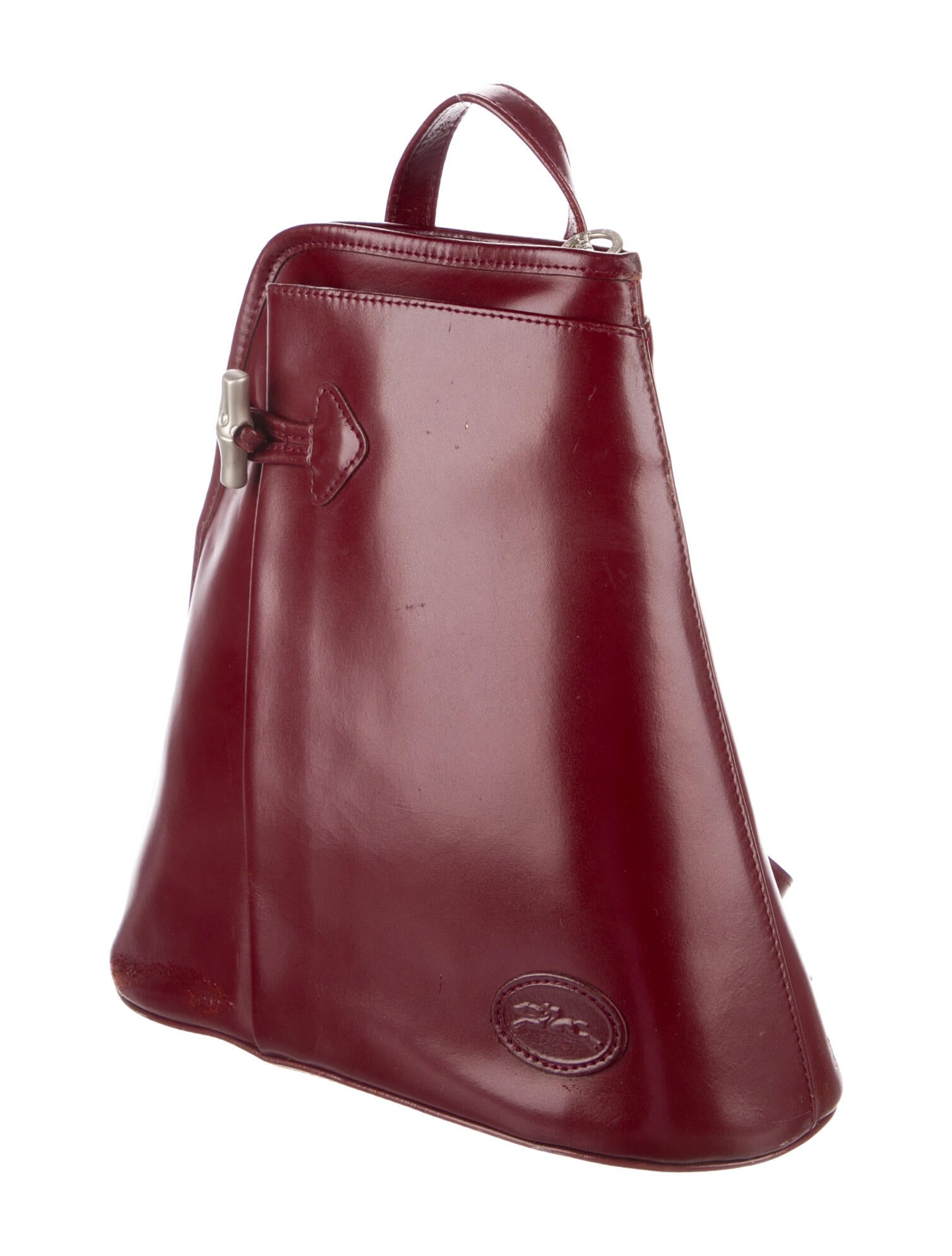 Longchamp Coated Canvas Backpack