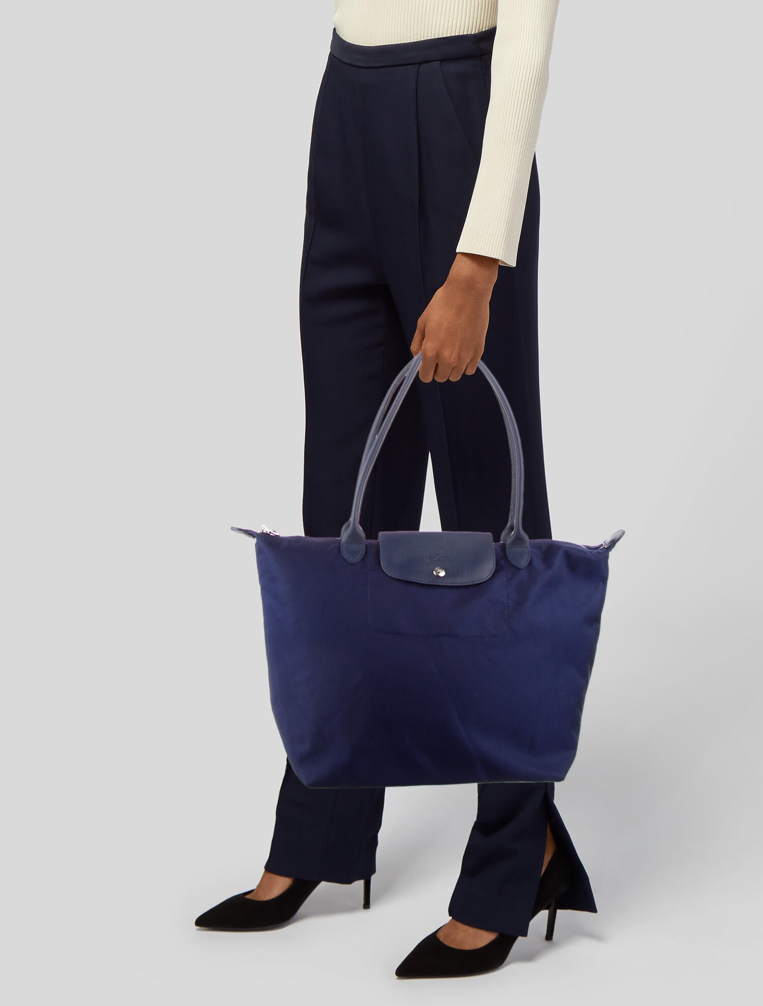 Longchamp Large Le Pliage Nylon Tote Bag