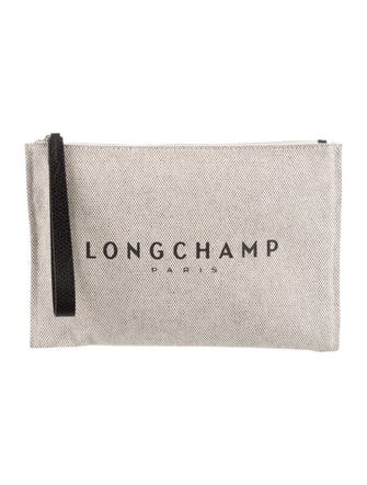 Longchamp Canvas Cosmetic Bag