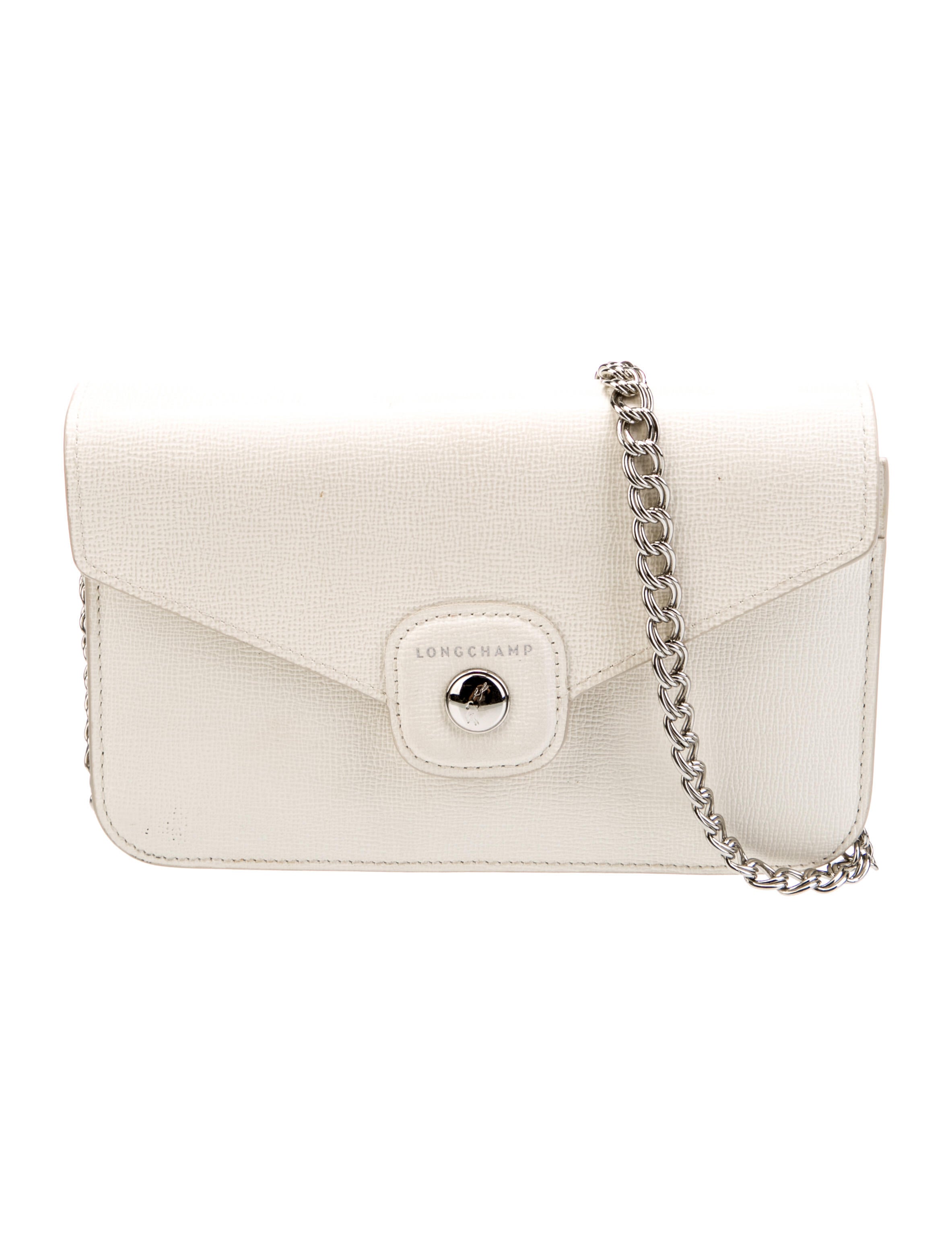 Longchamp Coasted Canvas Crossbody White Crossbody Bags, Handbags WL868478 The RealReal