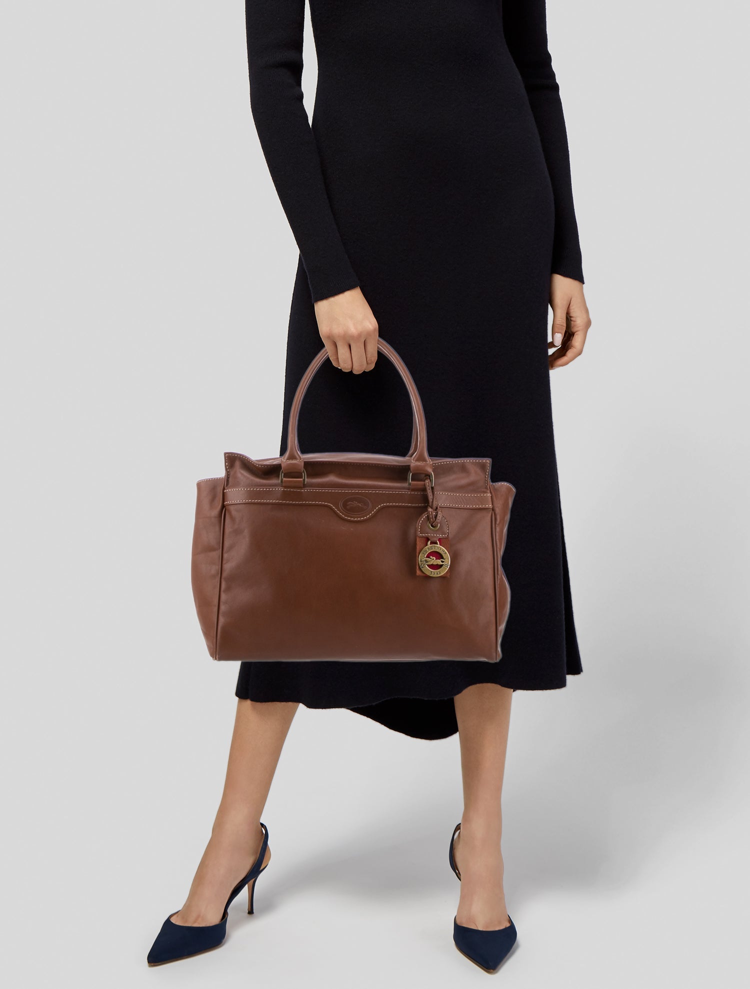 Longchamp Leather Tote Bag