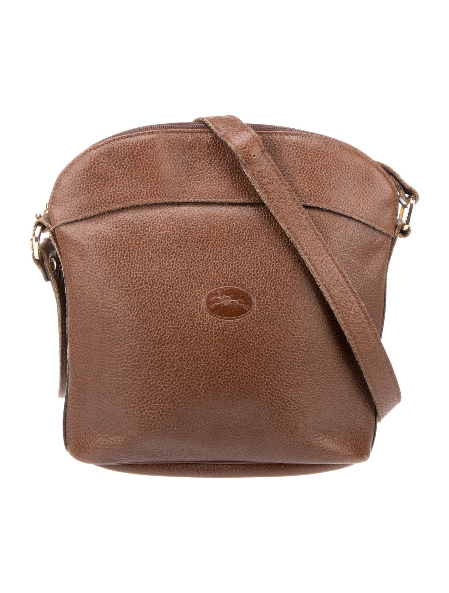 Longchamp Leather Crossbody Bag Brown Crossbody Bags, Handbags
