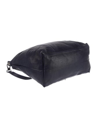 Longchamp Solid Leather Tote Bag