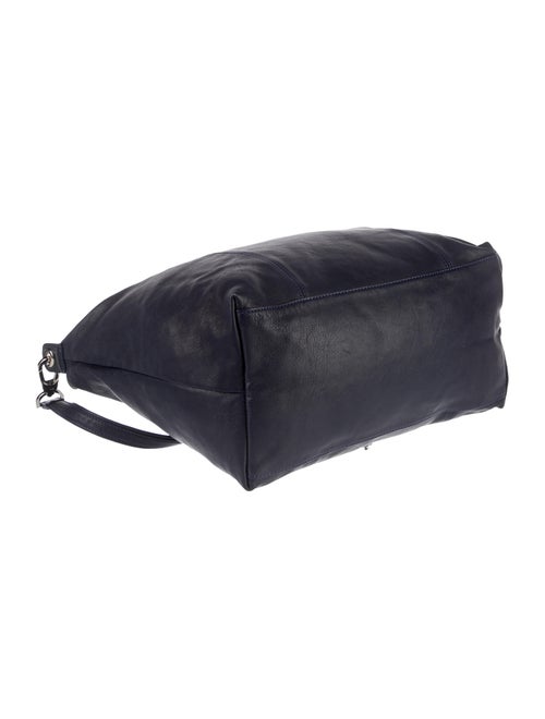 Longchamp Solid Leather Tote Bag