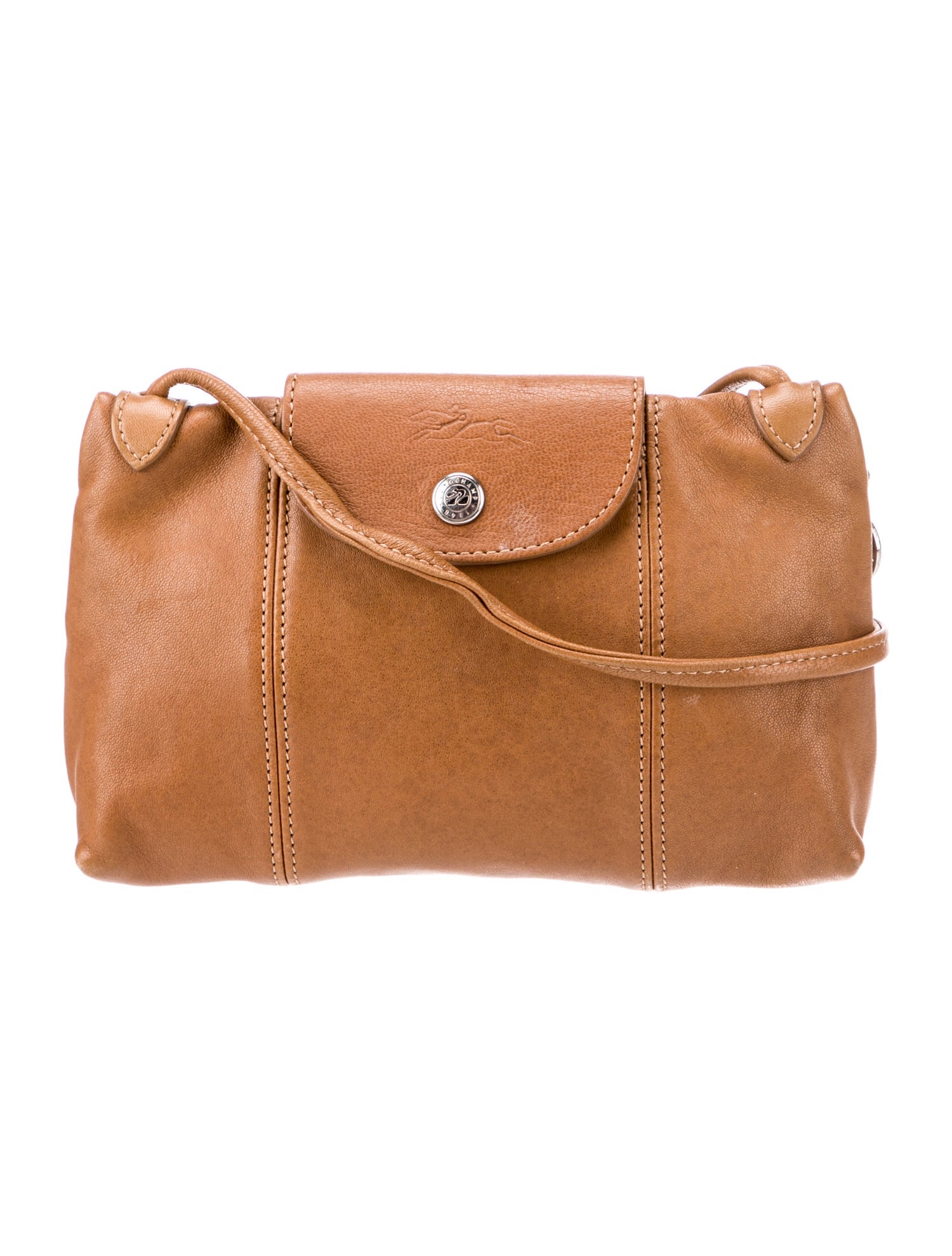 Longchamp Leather Crossbody Bag Brown Crossbody Bags, Handbags