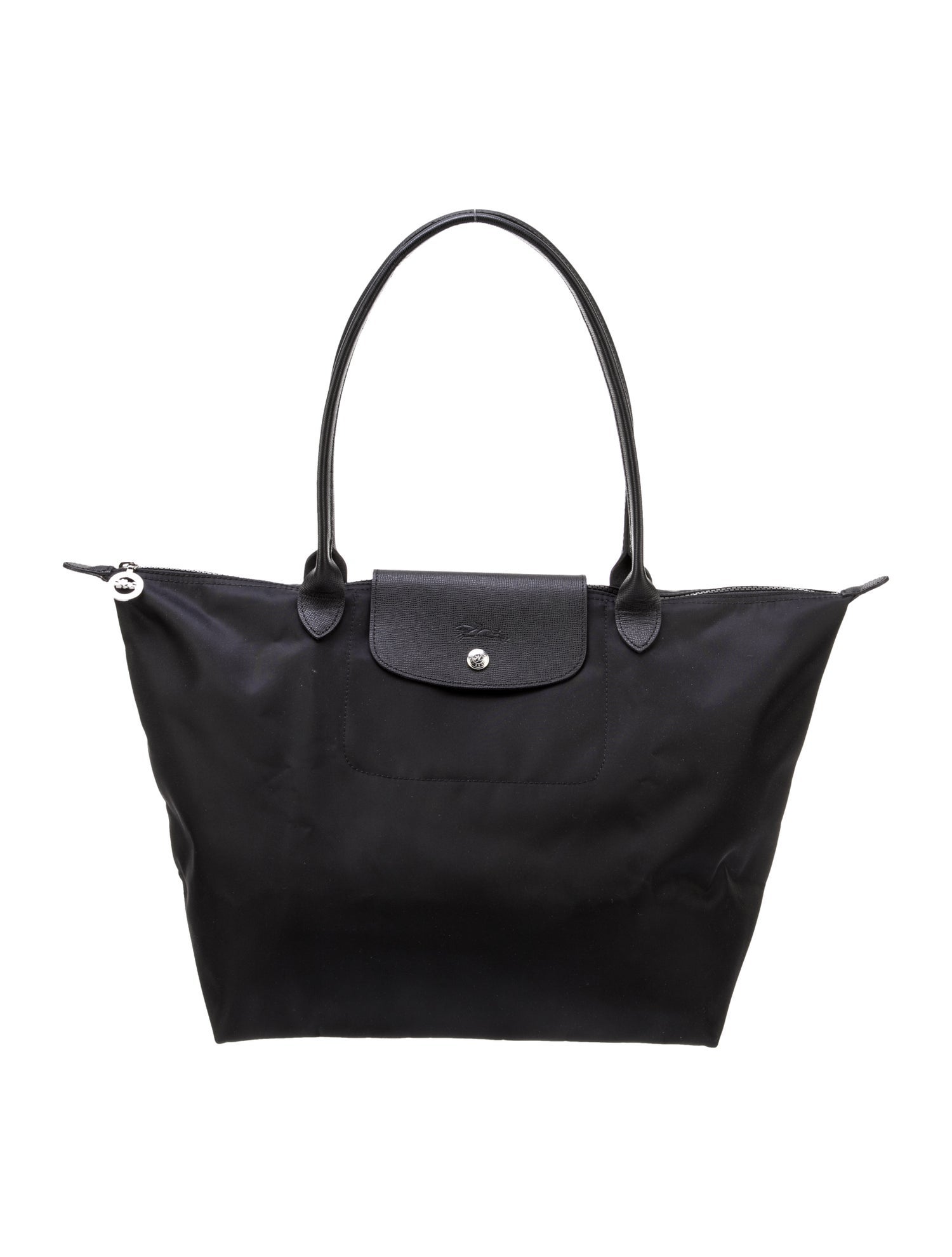 Longchamp Le Pliage Nylon Shoulder Bag Black Totes, Handbags