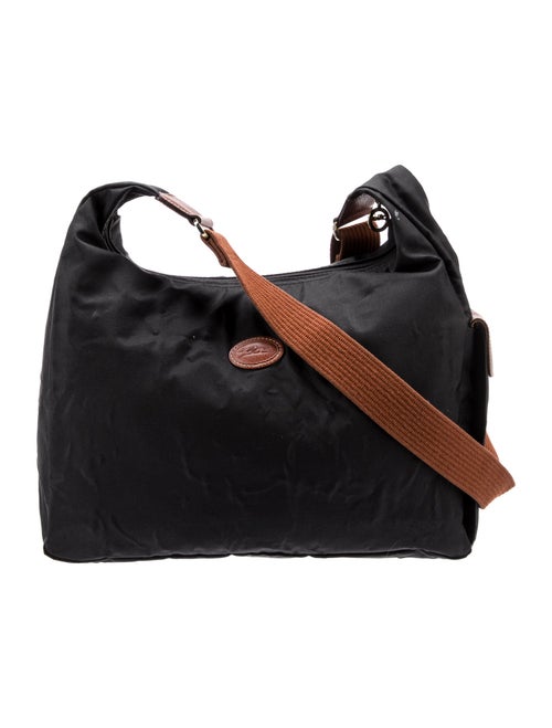 Longchamp Solid Nylon Hobo Bag