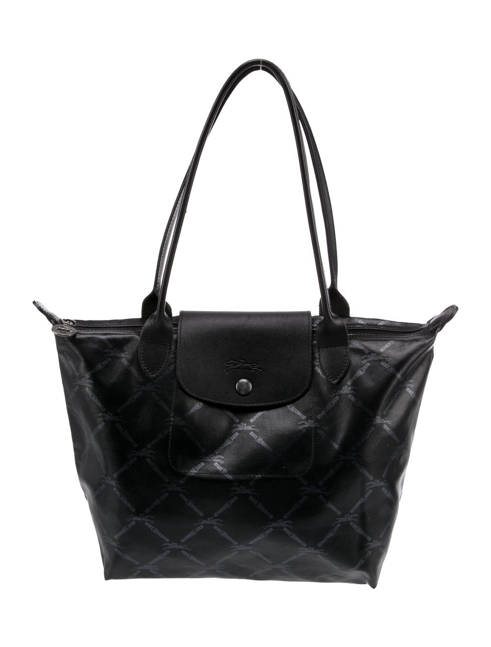 Longchamp Le Pliage Coated Canvas Shopping Tote Gem