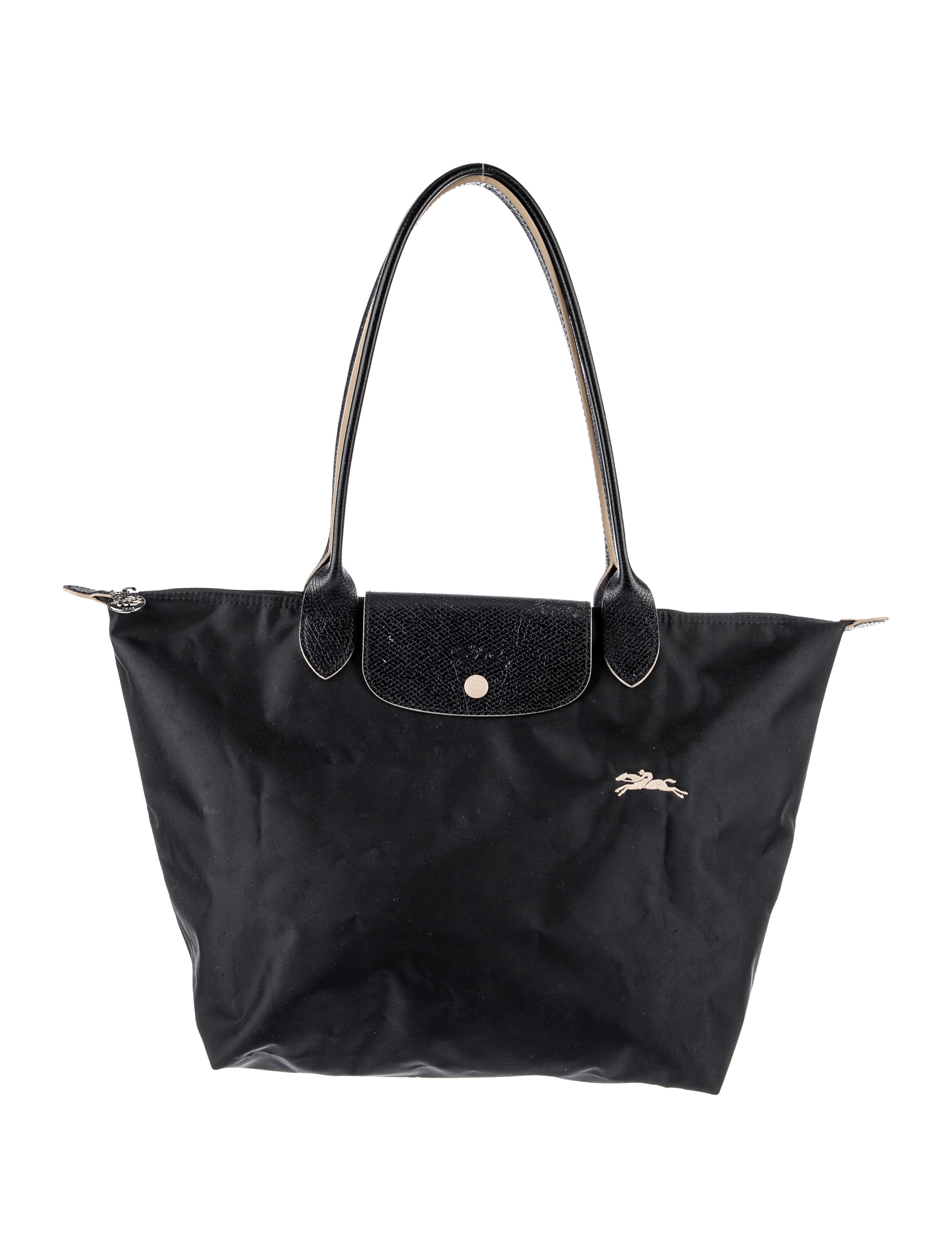 Longchamp Le Pliage Shopping Tote Black Totes, Handbags WL870891