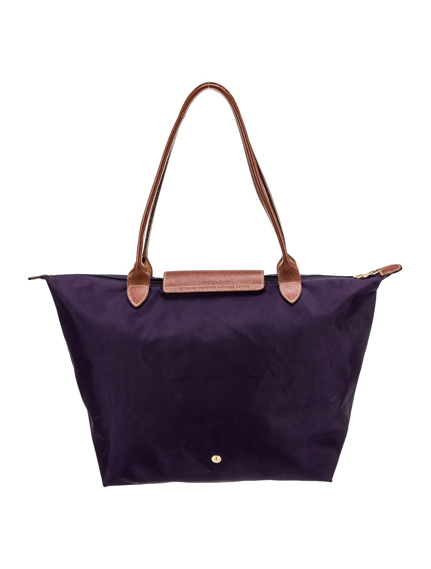 Longchamp Le Pliage Large Tote - Purple Totes, Handbags - WL873053