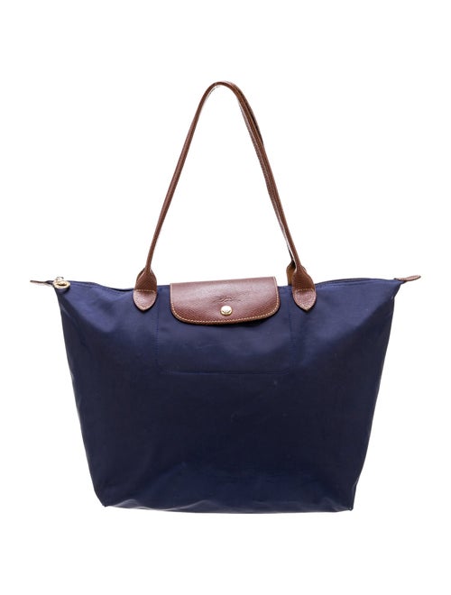 Longchamp Solid Nylon Tote Bag