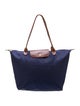 Longchamp Solid Nylon Tote Bag