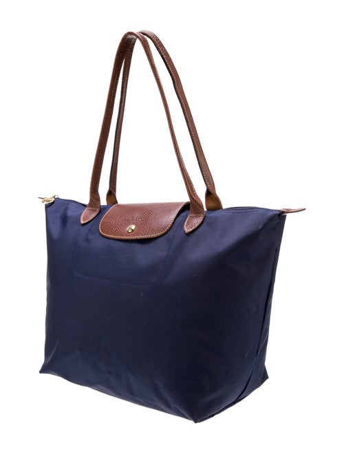 Longchamp Solid Nylon Tote Bag