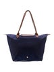 Longchamp Solid Nylon Tote Bag