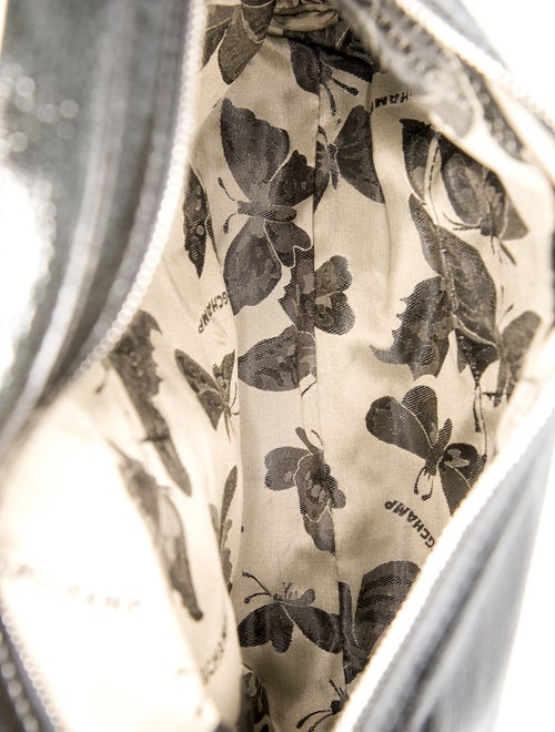 Longchamp Solid Patent Leather Clutch