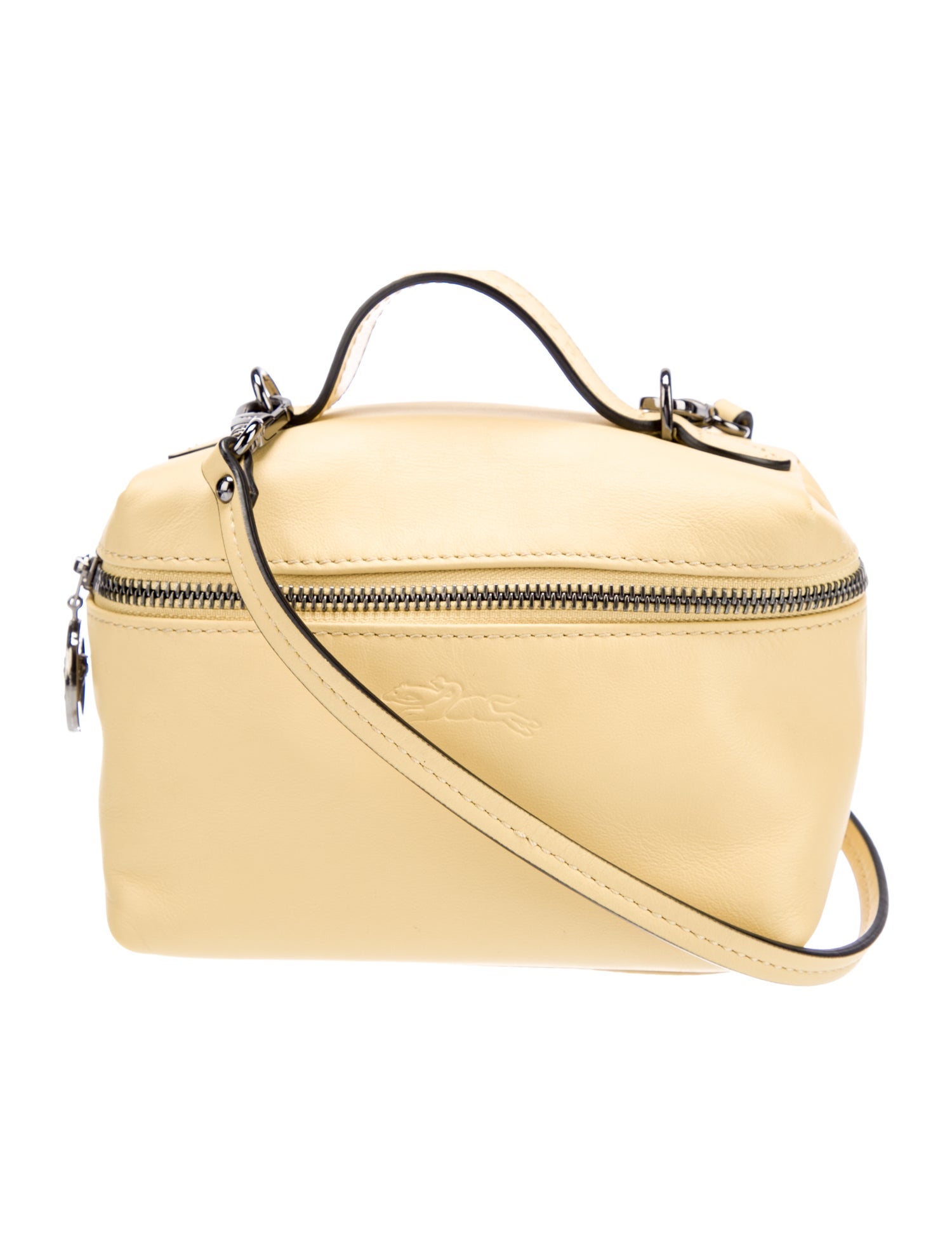 Longchamp Leather Crossbody Bag Yellow Mini Bags, Handbags WL878714