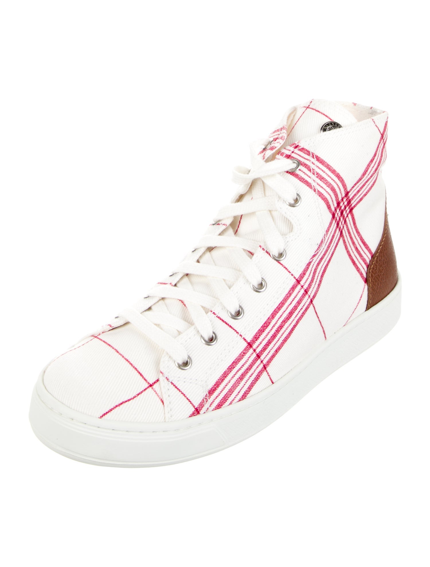 Longchamp Canvas Printed Sneakers