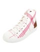 Longchamp Canvas Printed Sneakers