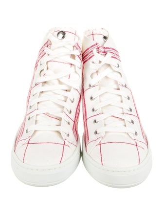Longchamp Canvas Printed Sneakers