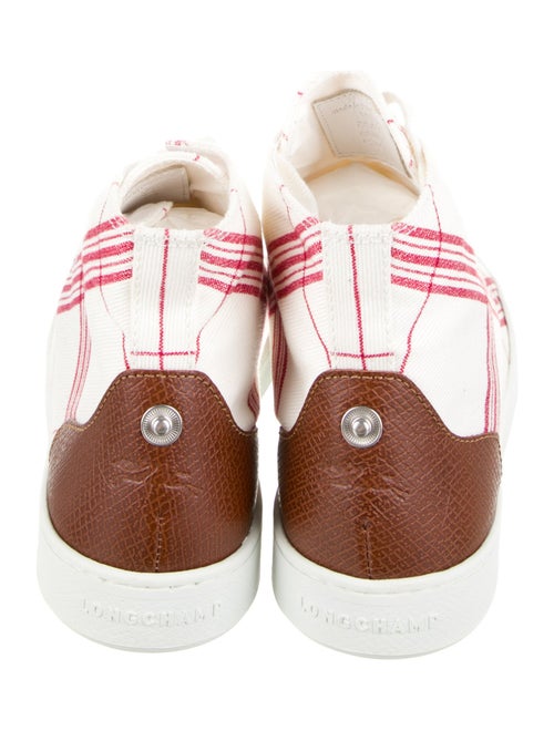Longchamp Canvas Printed Sneakers