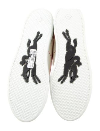 Longchamp Canvas Printed Sneakers