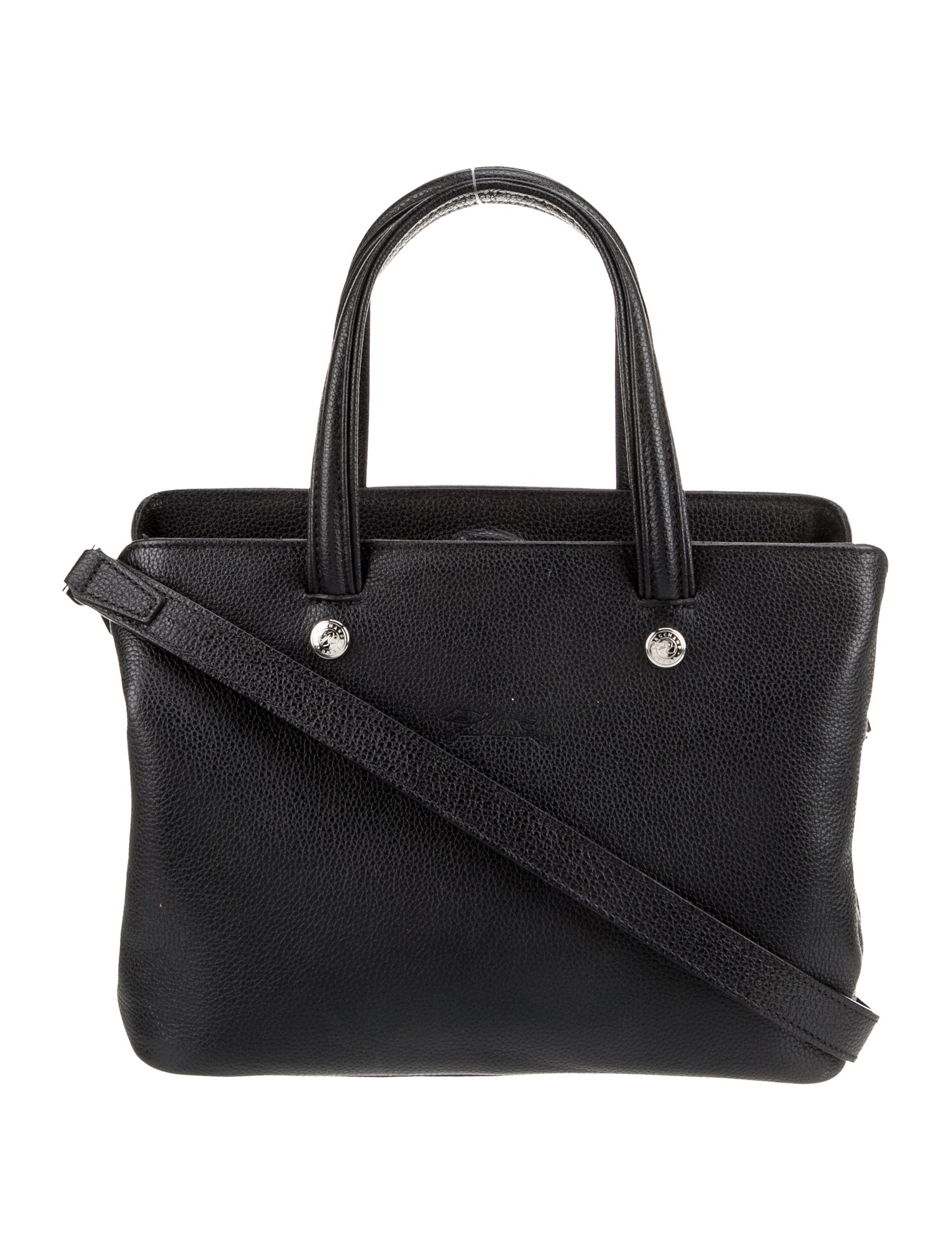 Longchamp Leather Top Handle Bag