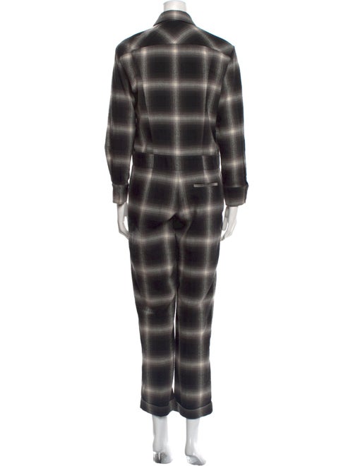 Longchamp Plaid Print Jumpsuit