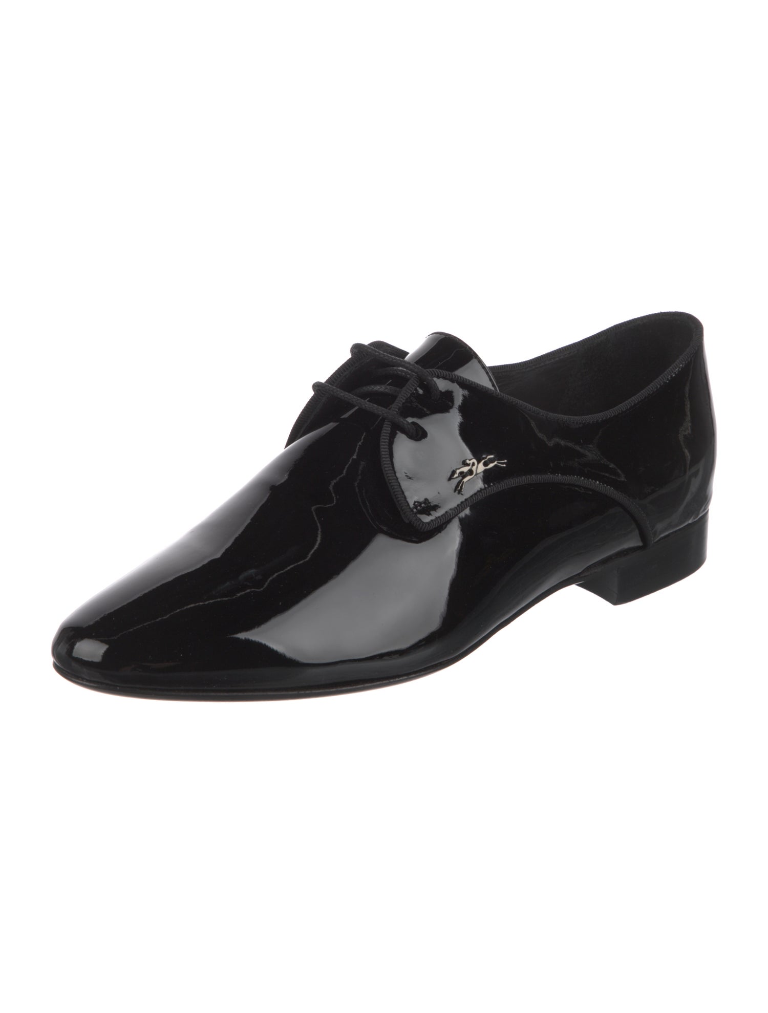 Longchamp Patent Leather Oxfords